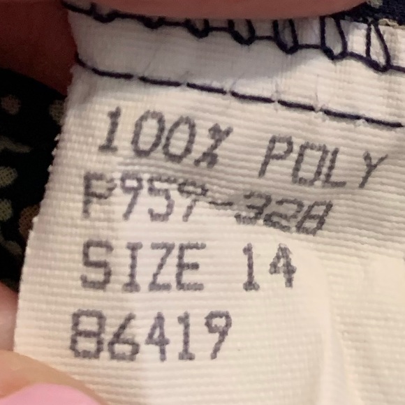 Vintage Country Sophisticates by Pendleton Blouse 14 Petite - Picture 7 of 7